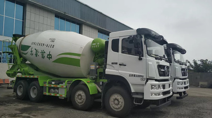 中集凌宇燃?xì)獍婊炷翑嚢柢嚦晒桓叮Χ朊嫉貐^(qū)綠色建材運(yùn)輸